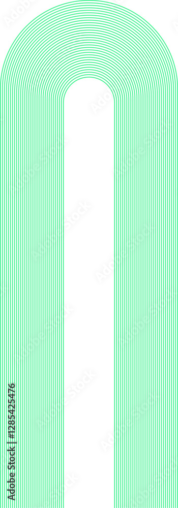 Wavy Layered Line Art Wavy Layered Line Art