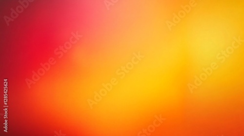 Abstract gradient background of glossy red and yellow colors