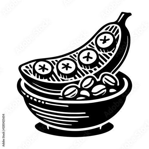 Simple Vector Icon of a Boli – Logo Design Illustration