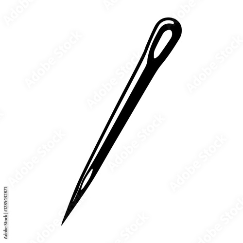 Simple Vector Icon of a Needles – Logo Design Illustration