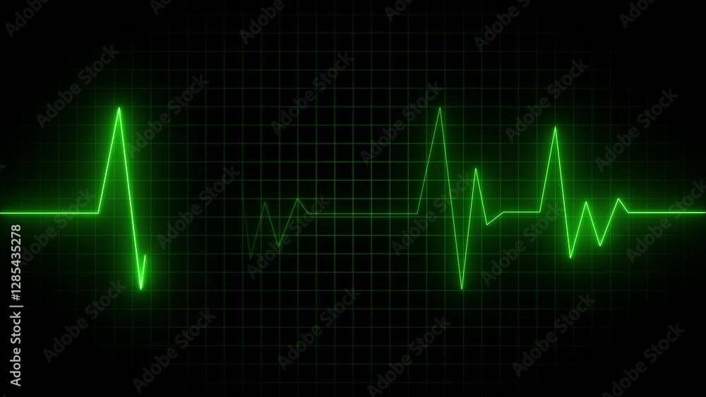 heartbeat rate icon animation. Heartbeat line showing ECG motion graphics. line heartbeat. heartbeat rate icon animation. Heartbeat line showing ECG motion graphics. line heartbeat.