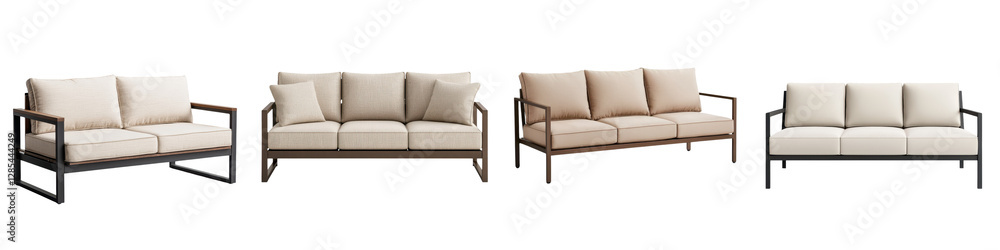 A beautifully designed living room featuring a modern and minimalist furniture arrangement with comfortable sofas and armchairs in neutral tones creating a sophisticated and cozy ambiance A beautifully designed living room featuring a modern and minimalist furniture arrangement with comfortable sofas and armchairs in neutral tones creating a sophisticated and cozy ambiance
