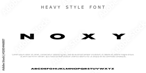 Sport Modern Future Logo Alphabet Font Typography abstract italic bold fonts technology, sport, movie brand and logos. vector illustration