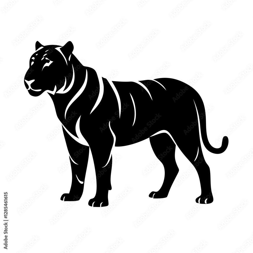 Abstract tiger illustrations with creative artistic styles. Abstract tiger illustrations with creative artistic styles.