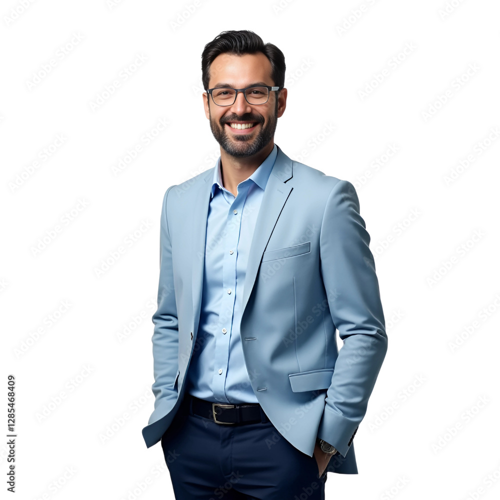 Confident Casual Business Look Studio Portrait - Modern Professional Confident Casual Business Look Studio Portrait - Modern Professional