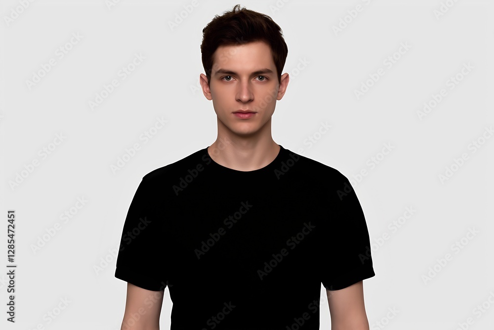 Fototapeta premium black t-shirt