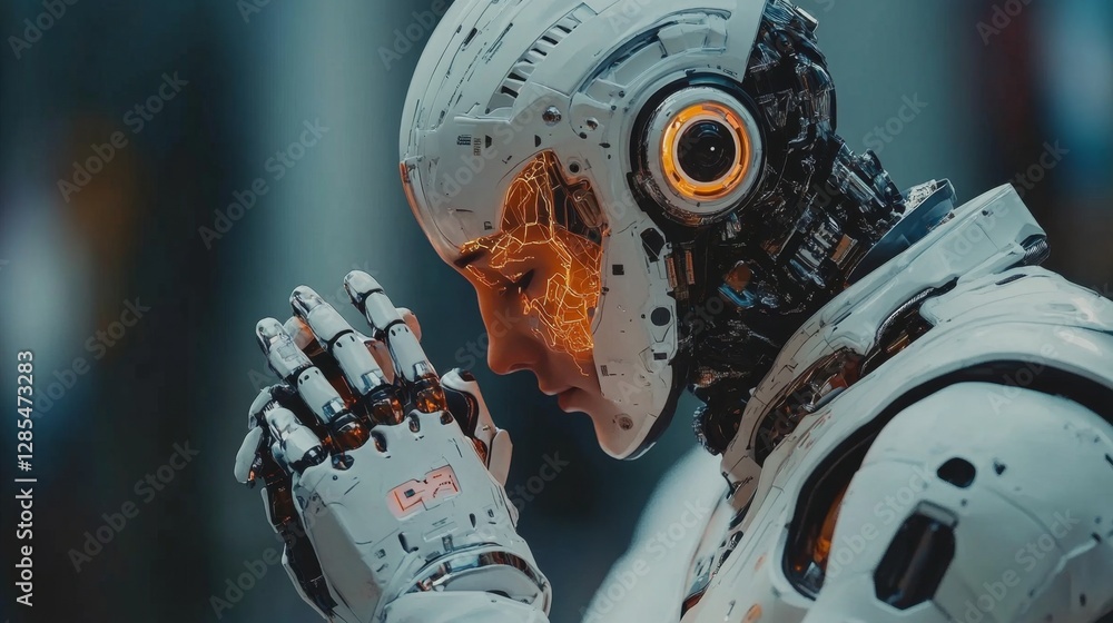 Fototapeta premium Futuristic Whistleblowing Case Explores Data Security and Corporate Ethics Challenges