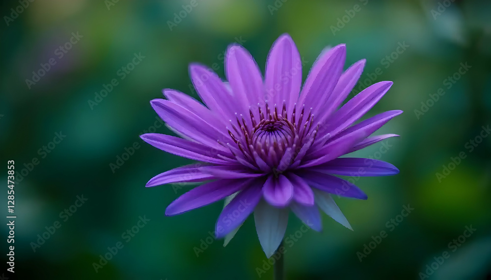 Obraz premium Purple Bloom's Embrace