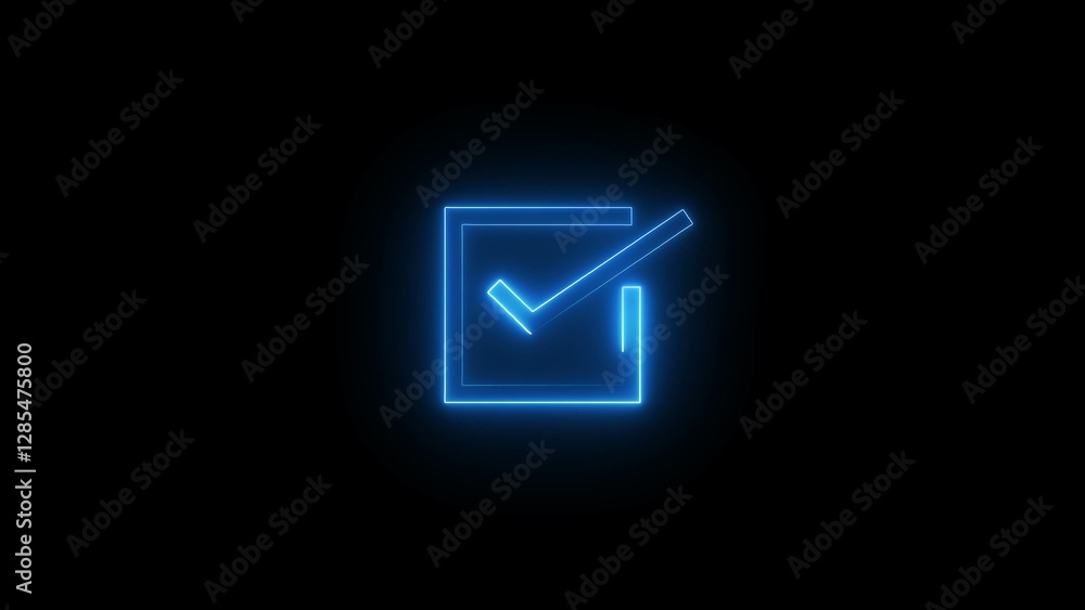 Check mark icon illustration. Check mark icon illustration.