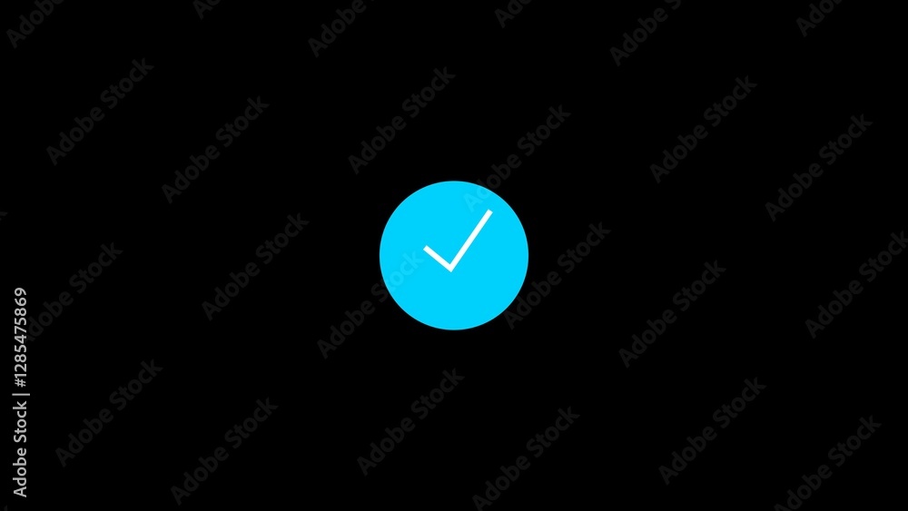 Check mark icon illustration. Check mark icon illustration.