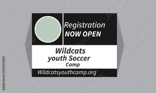 Modern yard sign or signage design template for outdoor home sale. easy to use for real estate company