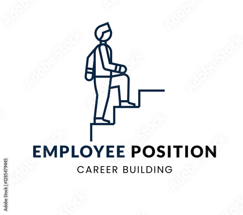 Employee Position line Icon Set .  Vector Illustration