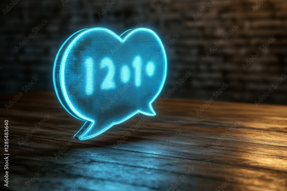 Fototapeta premium Futuristic Voice Recognition Empowering Customer Service with AI-Powered Automation and Efficiency