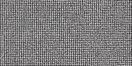 Crossed line background. Mottled canvas texture. Vector monochrome illustration
