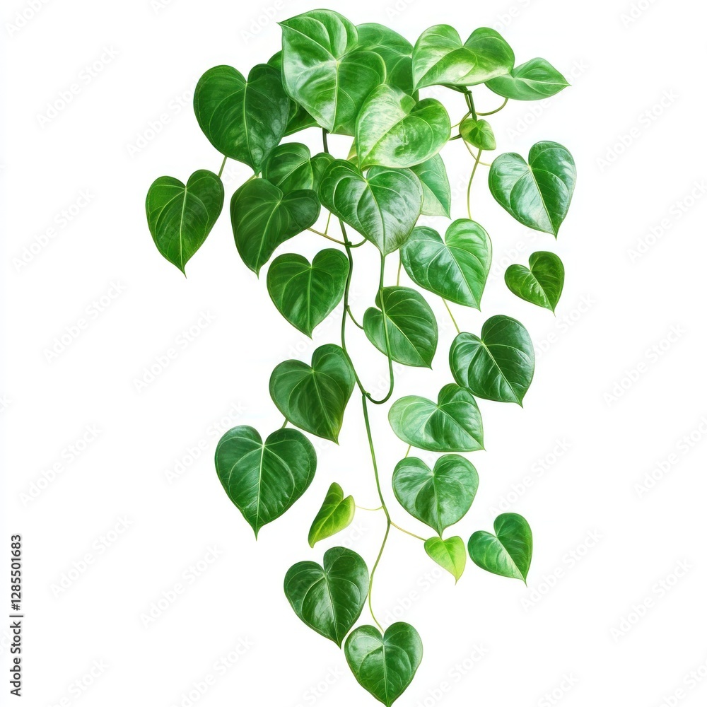 Heart-shaped leaves cascading plant Heart-shaped leaves cascading plant