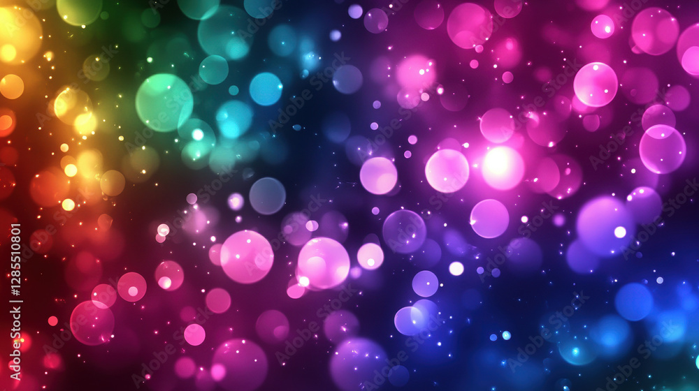 A vibrant background featuring colorful circles and bokeh effects in shades of blue, pink, purple, and green, creating a dynamic and festive atmosphere. A vibrant background featuring colorful circles and bokeh effects in shades of blue, pink, purple, and green, creating a dynamic and festive atmosphere.