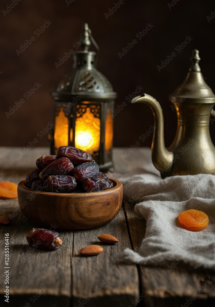 Fototapeta premium Iftar background for ramadan mubarak