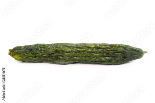 Rotten cucumber isolated