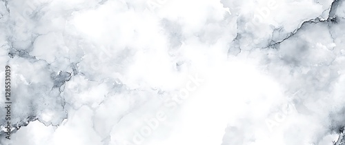 Panel kuchenny z motywem White marble seamless texture background with gold and grey wines, abstract