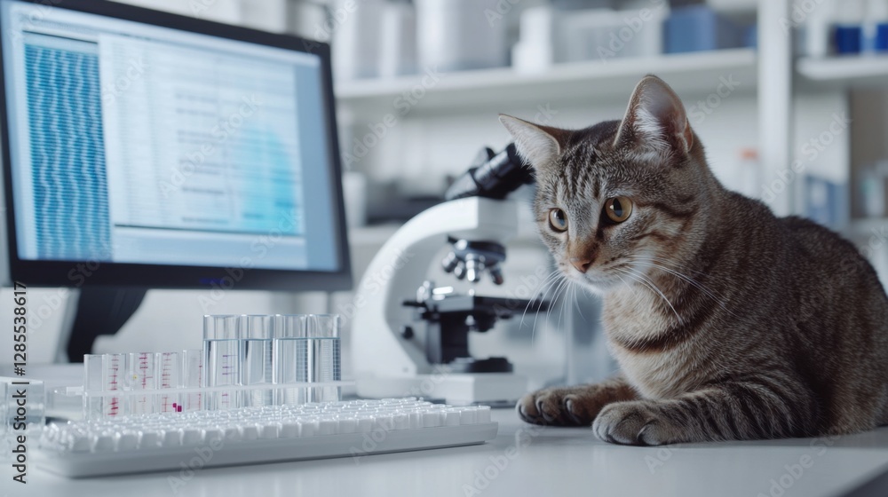 Lipid research in a medical laboratory. Featuring lipid breakdown and analysis Lipid research in a medical laboratory. Featuring lipid breakdown and analysis