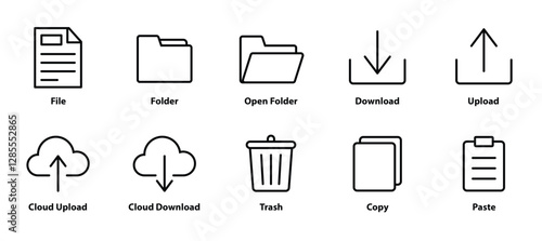 File & Document Icons