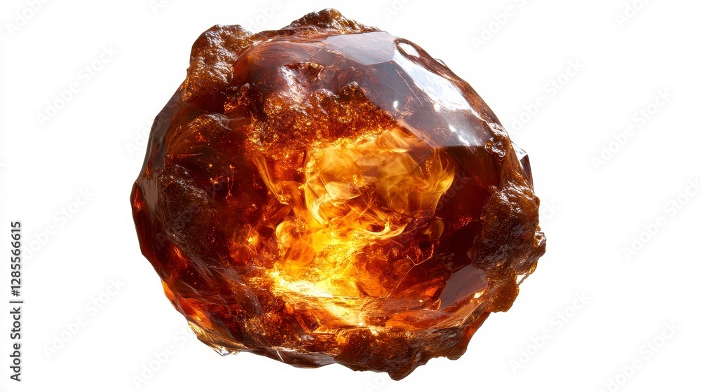 Intense fireball engulfed in flames, vibrant colors, dynamic movement, isolated on white background, striking visual impact, captivating energy Intense fireball engulfed in flames, vibrant colors, dynamic movement, isolated on white background, striking visual impact, captivating energy