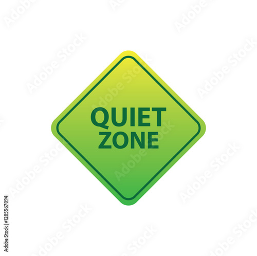 quiet zone sign	