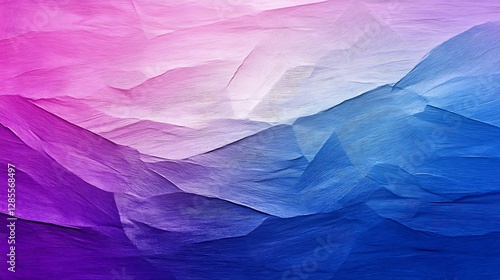 Wallpaper Mural Abstract Colorful Fabric Drape: A Digital Painting of Textured Waves AI Generated Torontodigital.ca
