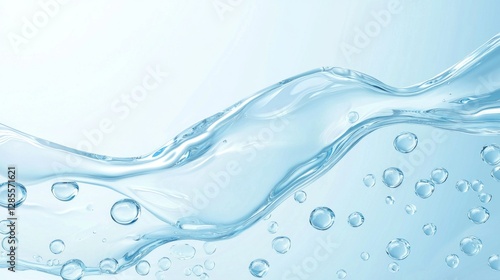 blue water abstract luxurious background 