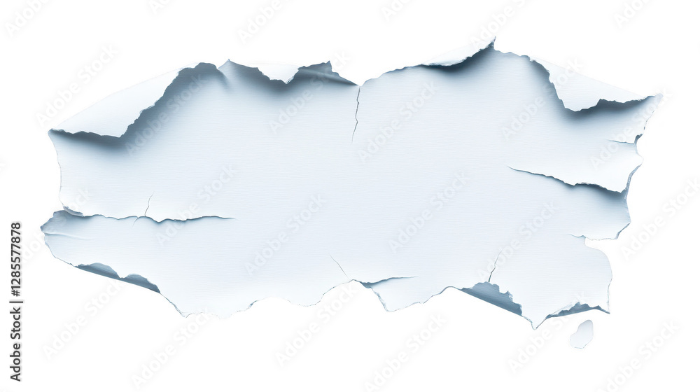 Torn paper edge on black background, textured and contrast design element Torn paper edge on black background, textured and contrast design element