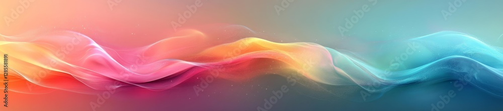 Colorful Abstract Flow with Swirling Gradient Waves in Pastel Tones. Generative AI Colorful Abstract Flow with Swirling Gradient Waves in Pastel Tones. Generative AI