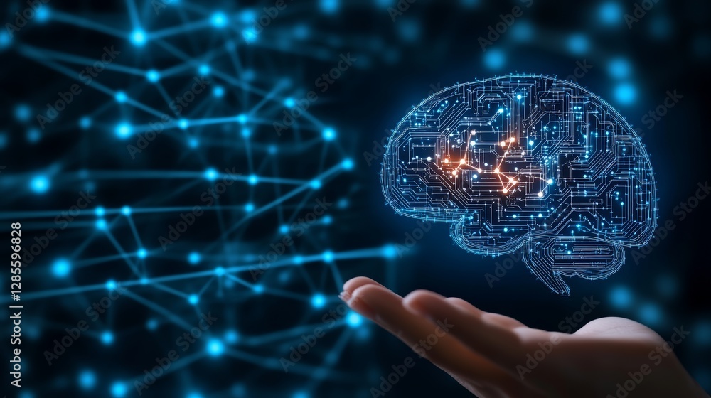 Obraz premium Background of Machine Learning Concepts