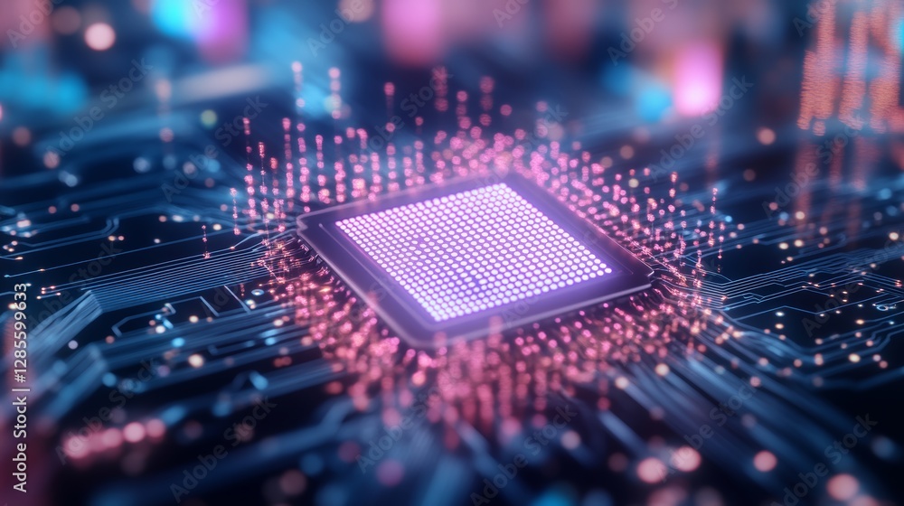 Obraz premium electronic circuit board
