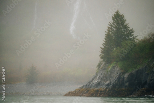 Foggy and Moody Kenai Fjords National Park photo