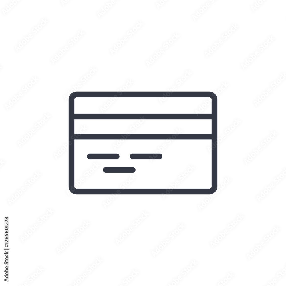 credit card icon symbol vector sign isolated on white background illustration for graphic and web design credit card icon symbol vector sign isolated on white background illustration for graphic and web design