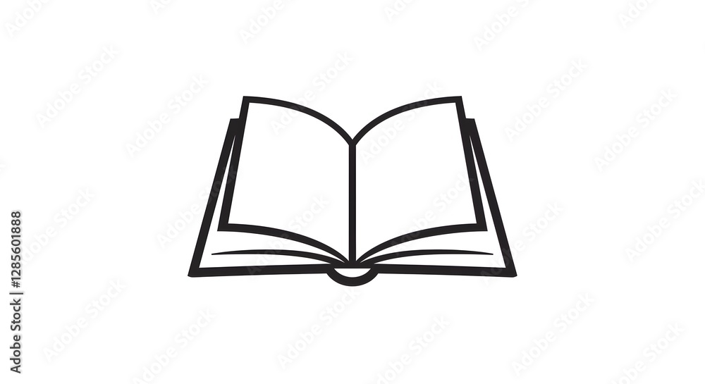 Open Book Icon Reading Knowledge Literature Education Pages Open Book Icon Reading Knowledge Literature Education Pages