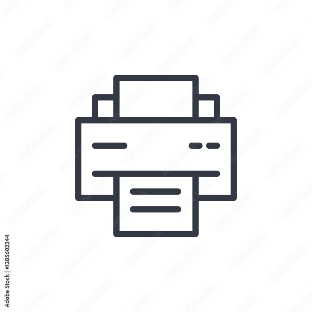 printer icon symbol vector sign isolated on white background illustration for graphic and web design printer icon symbol vector sign isolated on white background illustration for graphic and web design