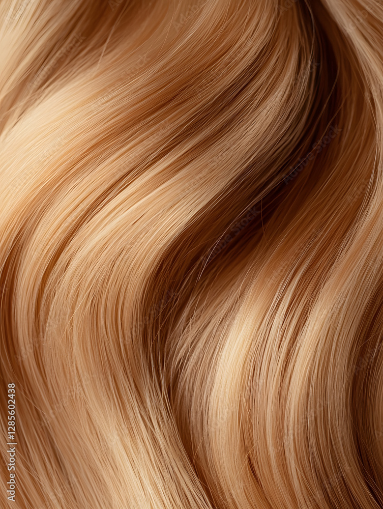 Fototapeta premium Beautiful Blonde Hair Texture with Silky Smooth Feel and Natural Vibrance : Generative AI