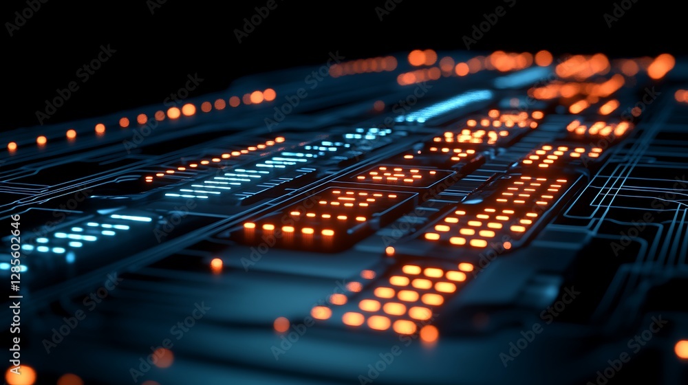 Circuit Board Technology Closeup Circuit Board Technology Closeup