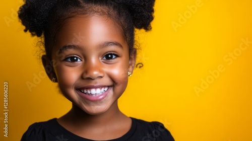 Wallpaper Mural A joyful African-American girl’s bright smile radiates warmth and happiness.
 Torontodigital.ca
