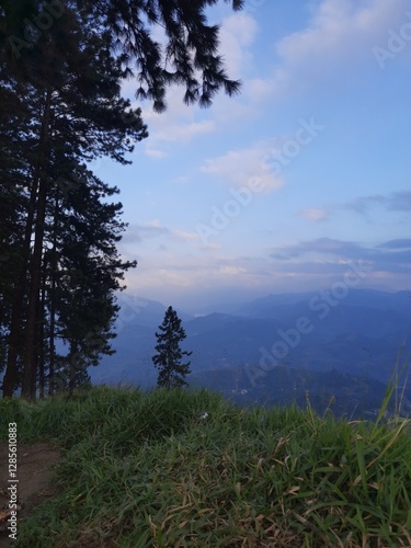 morning in the mountains