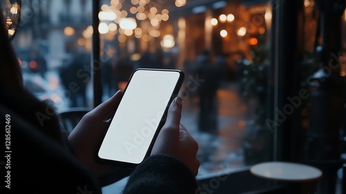 Wallpaper Mural Phone Mockup Night City Background Illustration Torontodigital.ca