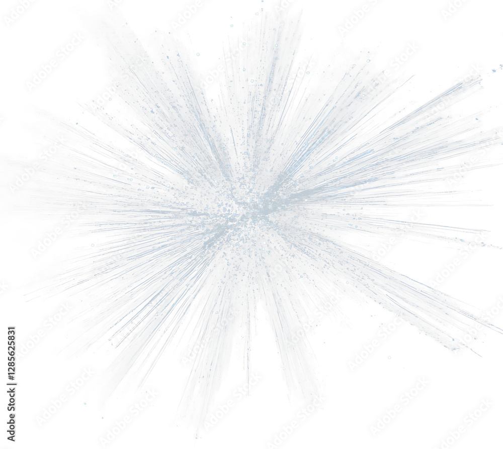 Obraz premium Abstract light burst explosion on black.