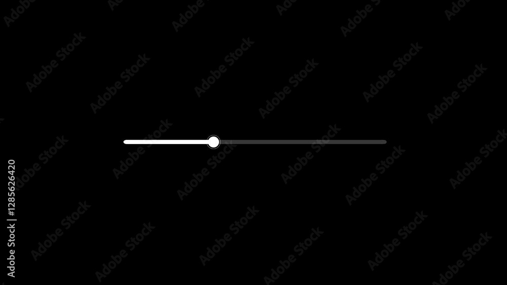 Bar animation for video or music player with chroma key background. sound and video overlay templates are running. 4k videos