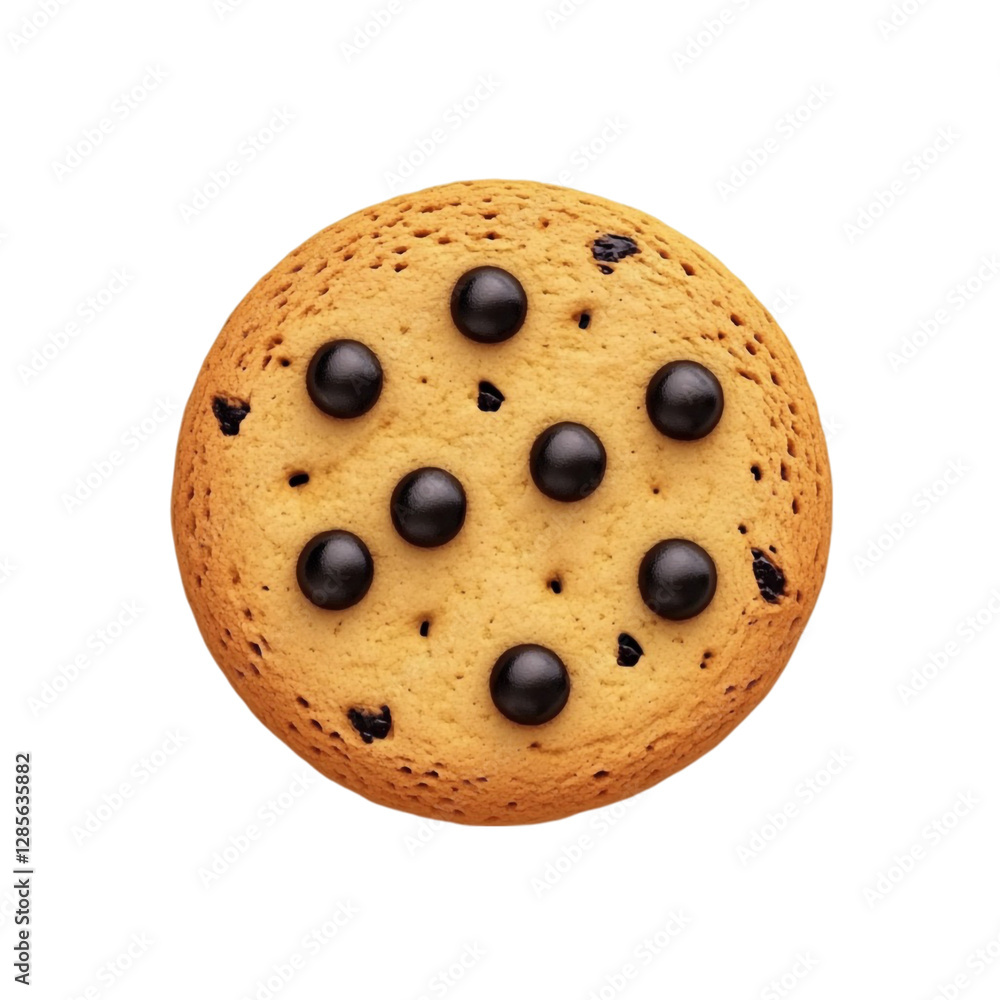 Fototapeta premium Delicious Chocolate Chip Cookie Sweet Treat Bakery Goodness,