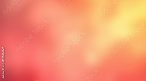 A smooth gradient background transitions from coral hues to light yellow tones, offering a soft, warm aesthetic.