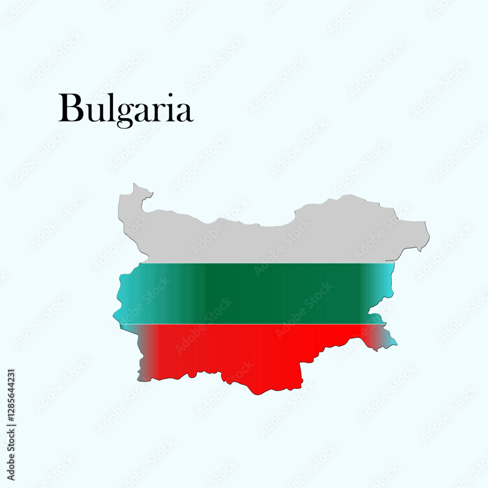 Bulgaria country map icon Bulgaria country map icon