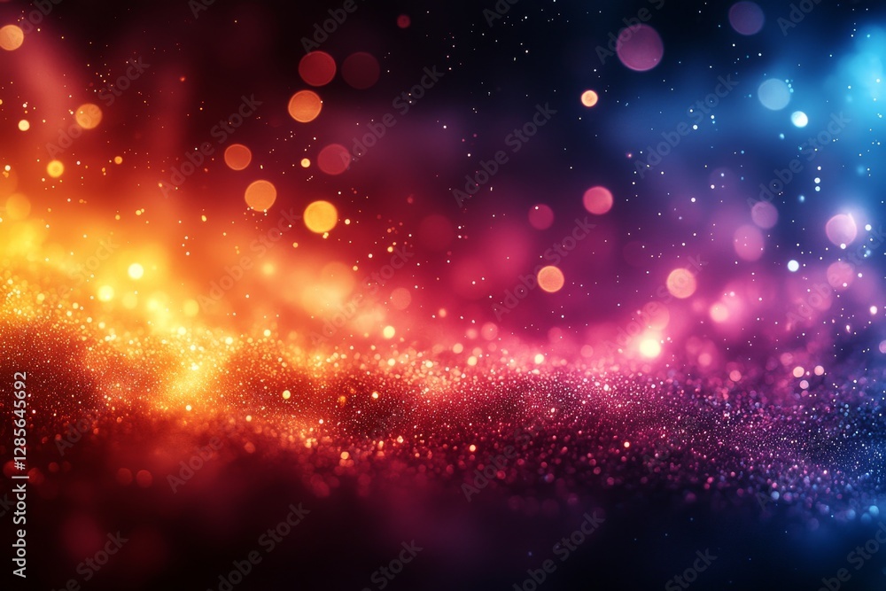 Abstract space background with stars, galaxy, and glowing nebula, featuring a dark sky and bright cosmic elements like planets and constellations, creating a fantasy-like atmosphere Abstract space background with stars, galaxy, and glowing nebula, featuring a dark sky and bright cosmic elements like planets and constellations, creating a fantasy-like atmosphere