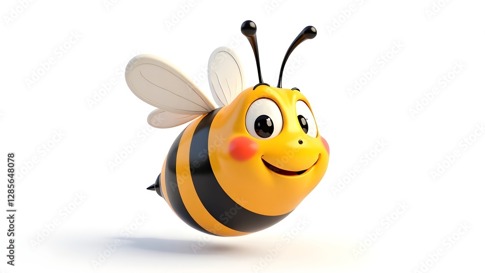 Cute world of cartoon bees Cute world of cartoon bees