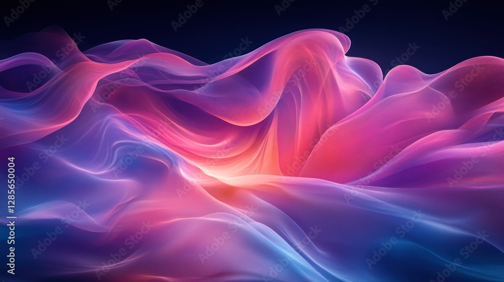 Obraz premium Abstract swirling colorful digital art